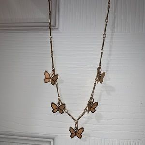 Gold Butterfly Necklace